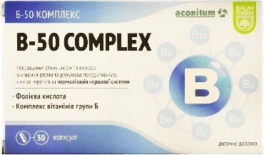 Комплекс Б-50 Baum Pharm 30 шт.