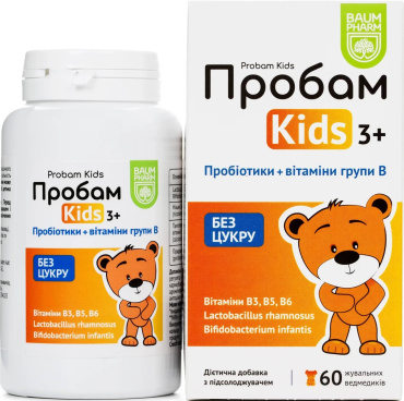 Желейні пастилки Baum Pharm пробам кідс 60 шт.