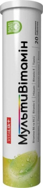 Дієтична добавка Baum Pharm Vitalik+ Мультивітамін шипучі таблетки 20 шт.