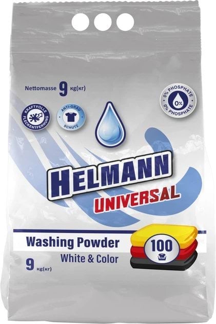 Helmann пральний порошок автомат Universal, 9 кг