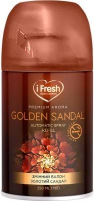 Змінний балон для освіжувача повітря iFresh Premium Aroma золотий сандал 250 мл