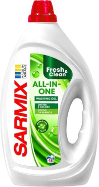 Гель для прання SARMIX All-In-One 1900 мл