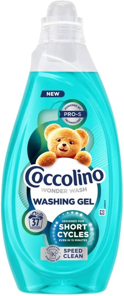 Гель для прання Coccolino Швидке очищення для коротких циклів прання 1.48 л