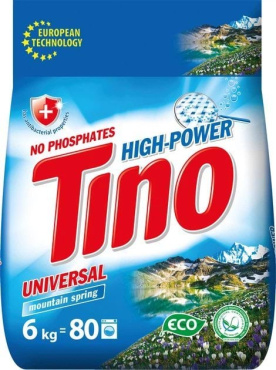 Стиральный порошок Tino High-Power Mountain spring 6 кг