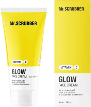 Крем для обличчя Mr.Scrubber Vitamin C Glow висвітлювальний зі стабільним вітаміном С 50 мл фото 1