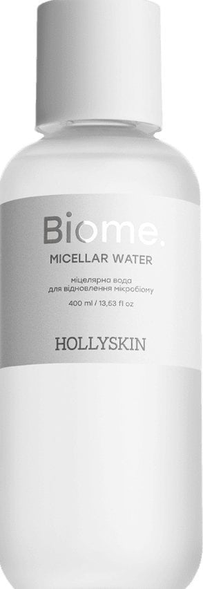 Міцелярна вода Hollyskin Biome з пребіотиком для відновлення мікробіому 400 мл