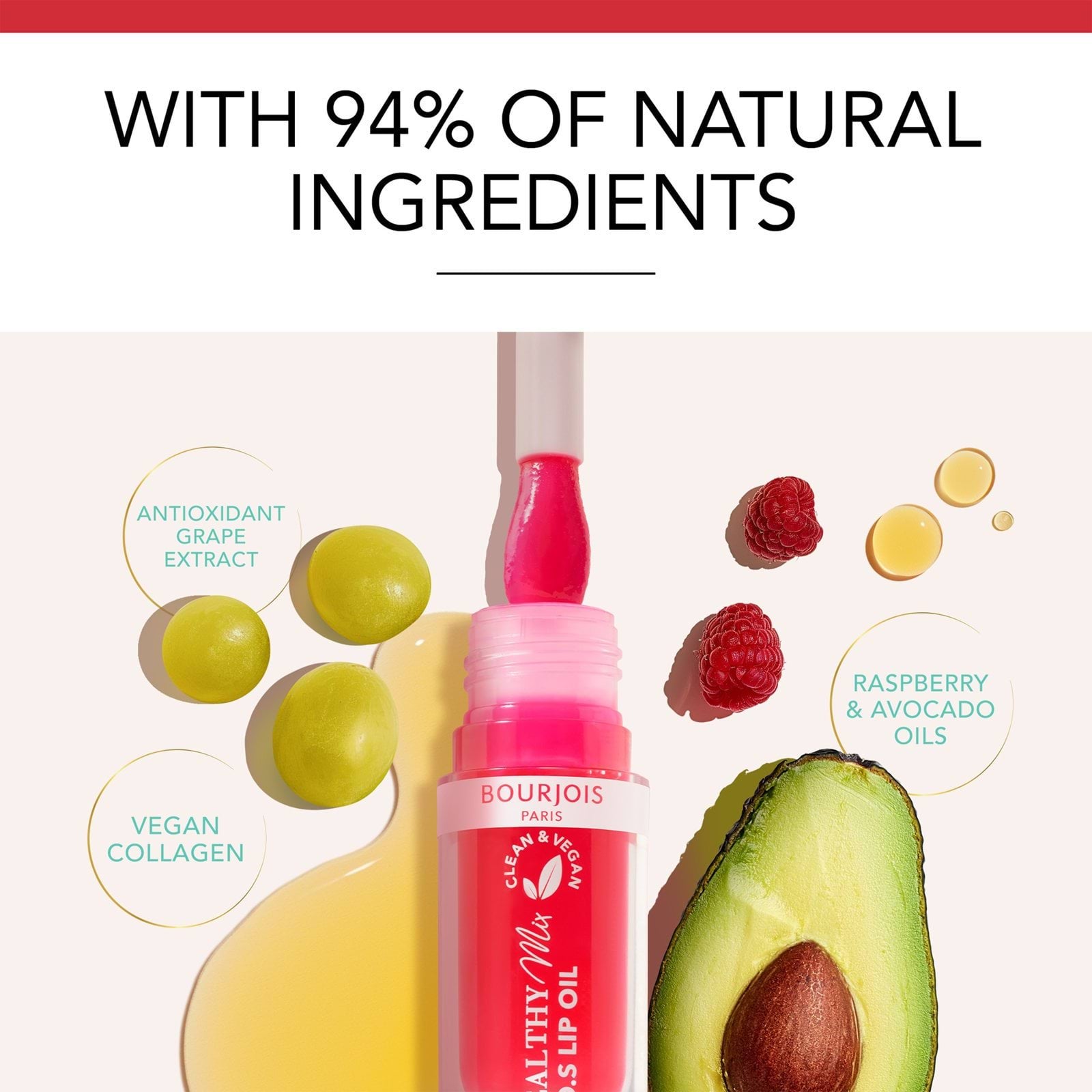 Масло для губ Bourjois Healthy Mix S.O.S Lip Oil оттенок 05 Coeur Cacao 4.5 мл фото 4
