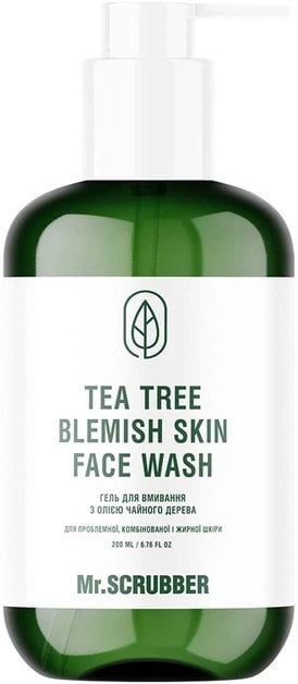 Mr.Scrubber гель д/вмивання з олією чайного дерева Tea Tree Blemish Skin, 200мл