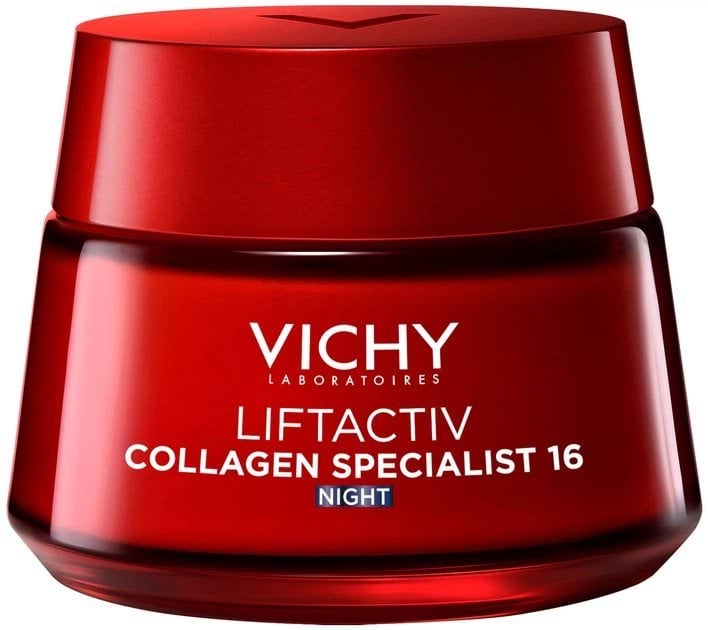 Vichy крем д/обличчя нічний з ефектом корекції зморшок LiftActiv Collagen Specialist 16, 50мл