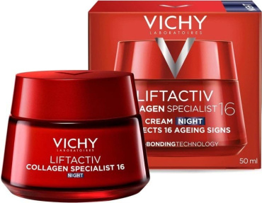 Крем для лица Vichy LiftActiv Collagen Specialist 16 ночной с эффектом коррекции морщин 50 мл фото 2