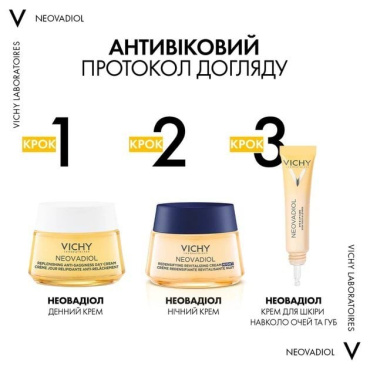 Крем для обличчя Vichy Neovadiol антивіковий нічний з охолоджуючим ефектом 50 мл фото 8