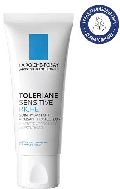 Крем для лица La Roche-Posay Toleriane для защиты и успокоения сухой чувствительной кожи 40 мл фото 1