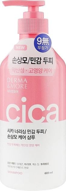 DERMA&MORE шампунь CICA NOIRISHING, 600мл