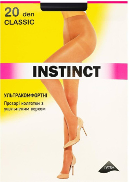 Колготки Instinct Classic жіночі 20 den колір nero р. 2
