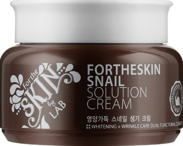 Крем для лица Fortheskin snail solution с муцином улитки 100 мл