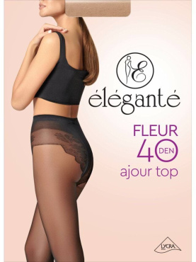Колготи жіночі Elegante fleur 40 р.4 nero