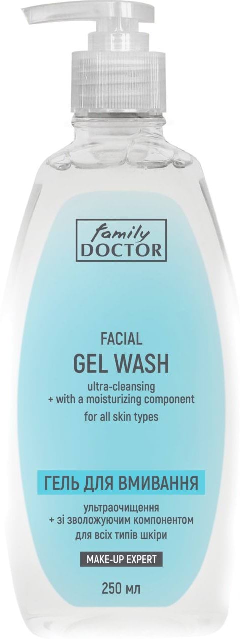 Гель для вмивання FD для всіх типів шкіри, глибока очистка, не сушить шкіру, 250 мл