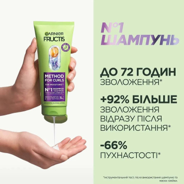 Шампунь Garnier fructis curls method для кудрявых волос 200 мл фото 4