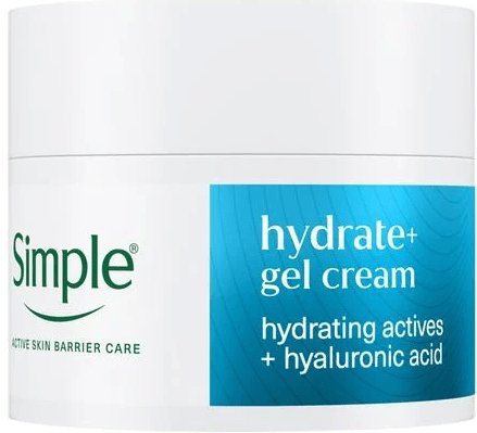 Крем-гель для обличчя Simple Active Skin Barrier Care зволоження до 100 годин з гіалуроновою кислотою, 50 мл