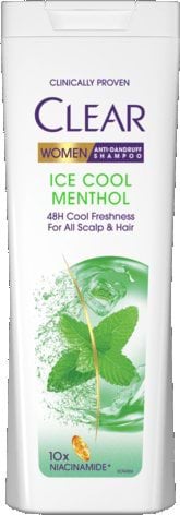 Шампунь Clear Ice Cool Menthol Крижана свіжість з ментолом 360 мл