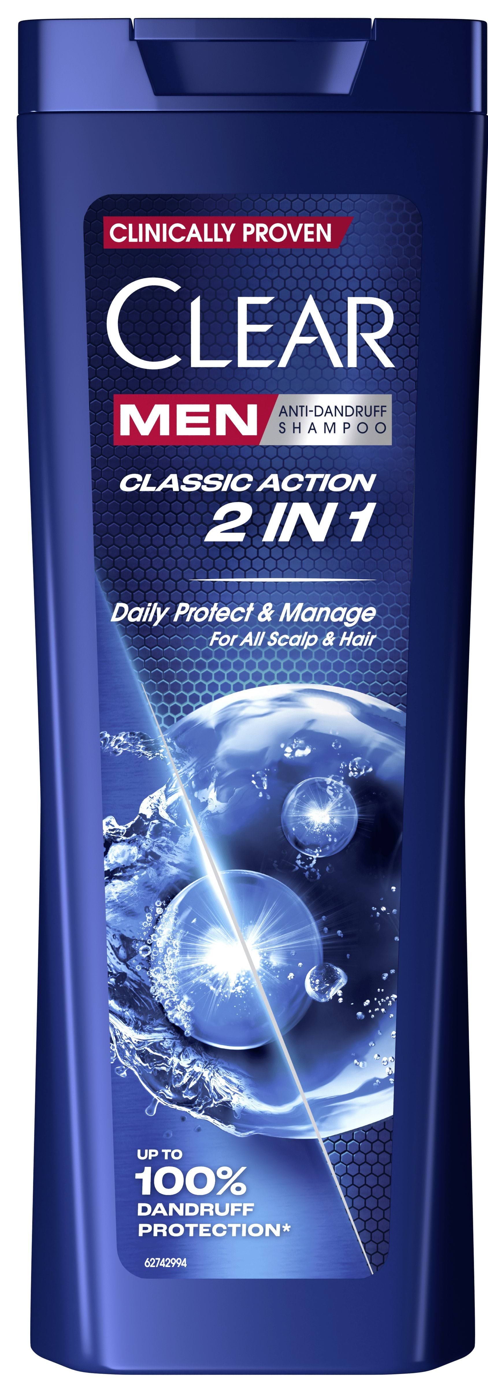 Шампунь для чоловіків CLEAR щоденний захист та догляд, 360 мл