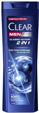 Шампунь для чоловіків CLEAR щоденний захист та догляд 360 мл