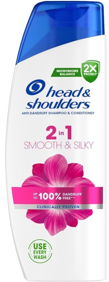 Шампунь проти лупи Head & Shoulders Гладке та шовковисте 2-в-1 330 мл