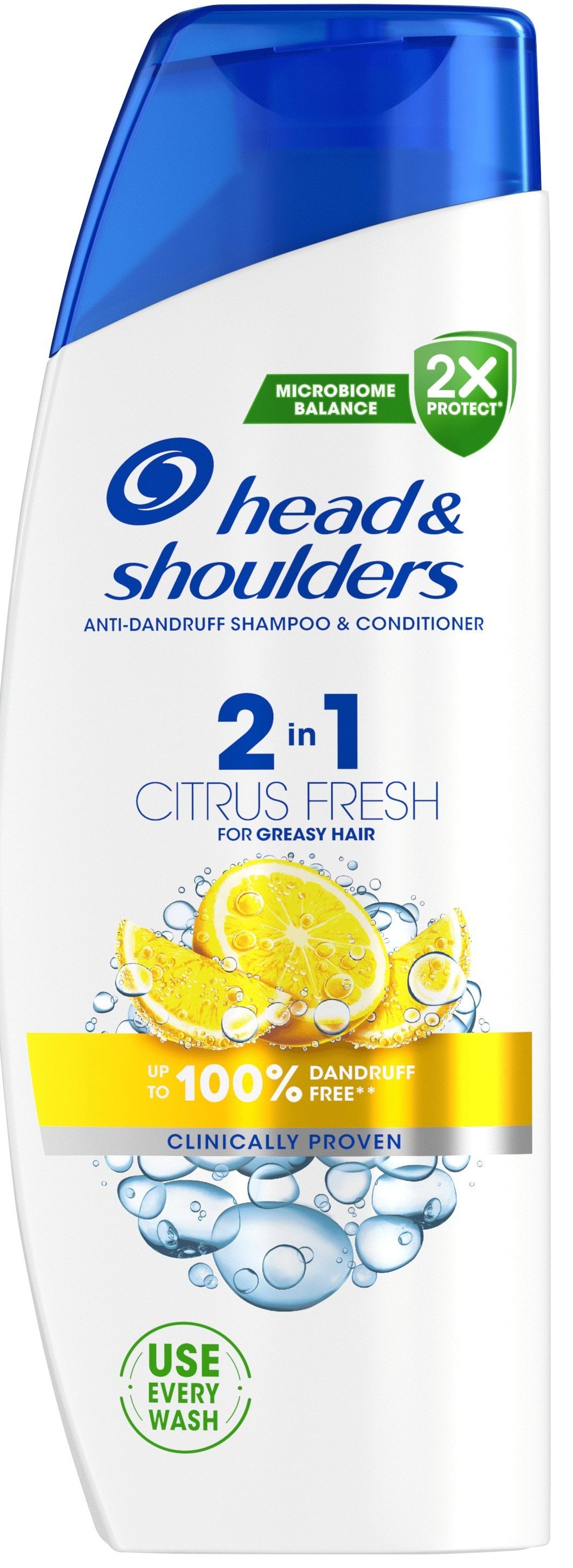 Шампунь Head & Shoulders 2 в 1 Проти лупи Цитрусова свіжість, 330 мл