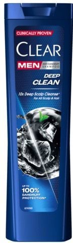 Шампунь-бальзам ополіскович для чоловіків CLEAR Глибоке очищення, 225 мл