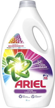 Гель для прання Ariel color clean & fresh 2.4 л