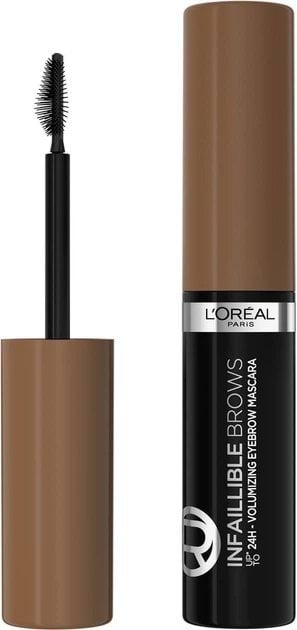Туш для брів L'Oreal Paris Infaillible Brows об'ємна з ефектом до 24 годин світло-коричнева 4.9 мл