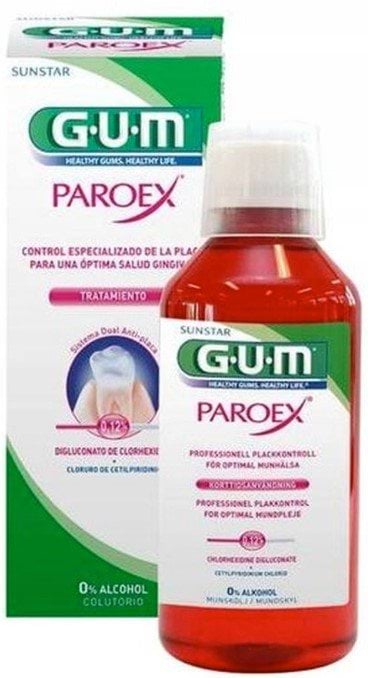 Ополіскувач для порожнини рота GUM Paroex 0,12 % із хлоргексидином 300 мл