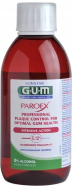 Ополіскувач для порожнини рота GUM Paroex 0,12 % із хлоргексидином 300 мл