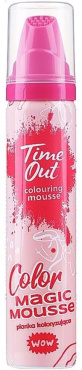 Тонирующий мусс для волос TIME OUT Color Magic Mousse оттенок 01 Neon Pink 75 мл фото 1