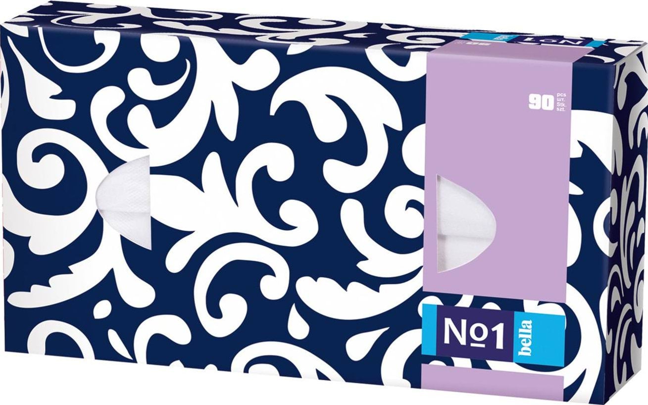 Bella хустинки паперові унiверсальні 3 шари, 90шт