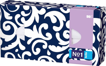 Салфетки бумажные Bella универсальные 3 слоя 90 шт.