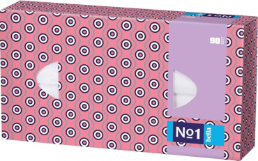 Салфетки бумажные Bella универсальные 3 слоя 90 шт. фото 1