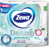 Туалетний папір Zewa Deluxe Жасмин білий 3-шаровий 150 відривів 4 рулони