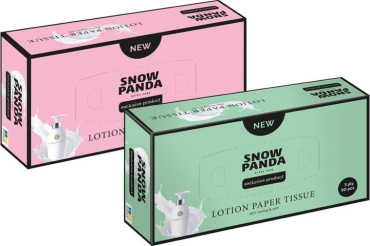 Серветки паперові Сніжна панда Extra Care Lotion з лосьйоном тришарові 90 листів фото 2