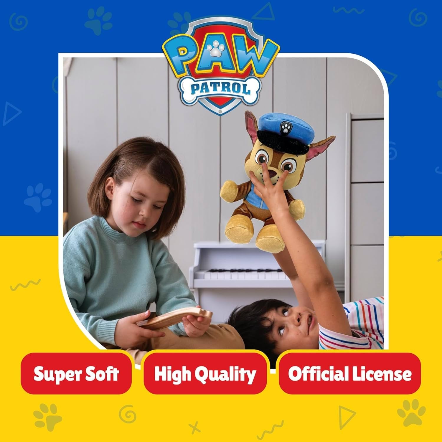 Игрушка TY Paw Patrol Гонщик 15 см мягкая разноцветная фото 1