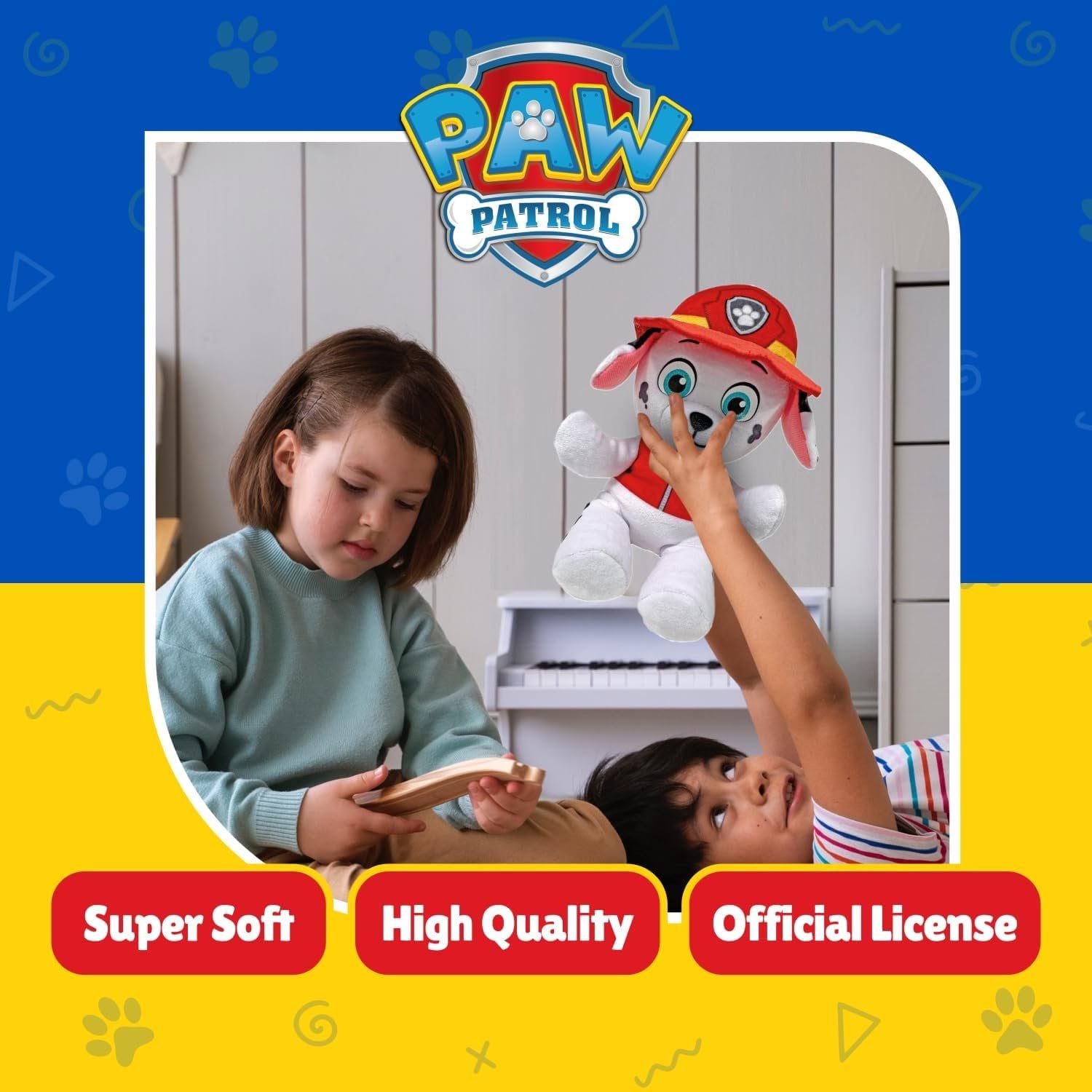 Игрушка TY Paw Patrol Маршал 15 см мягкая разноцветная фото 1