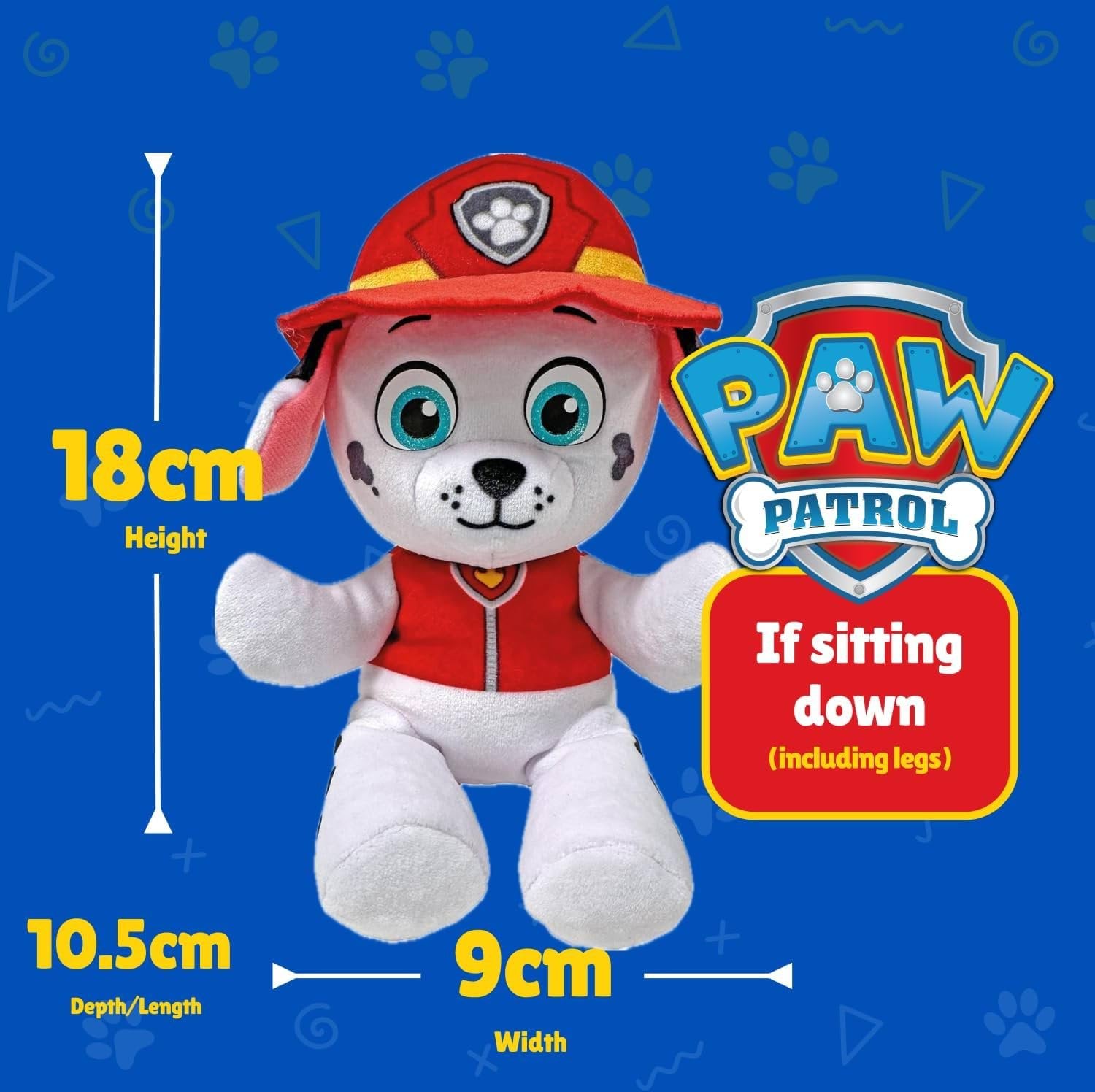 Игрушка TY Paw Patrol Маршал 15 см мягкая разноцветная фото 2