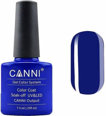 Гель-лак Canni 229 синий электрик 7.3 мл