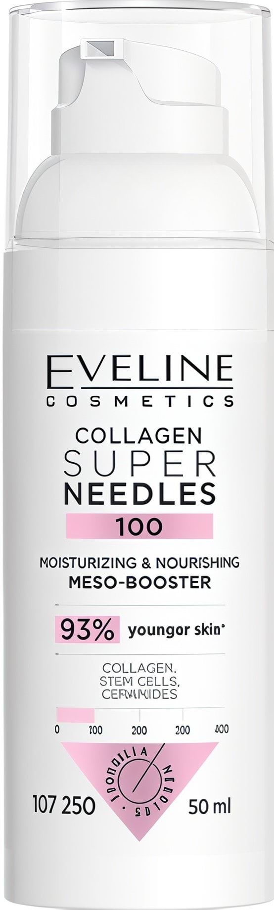Eveline мезо-крем бустер д/обличчя зволожувальний та живильний Collagen Super Needles 100, 50мл