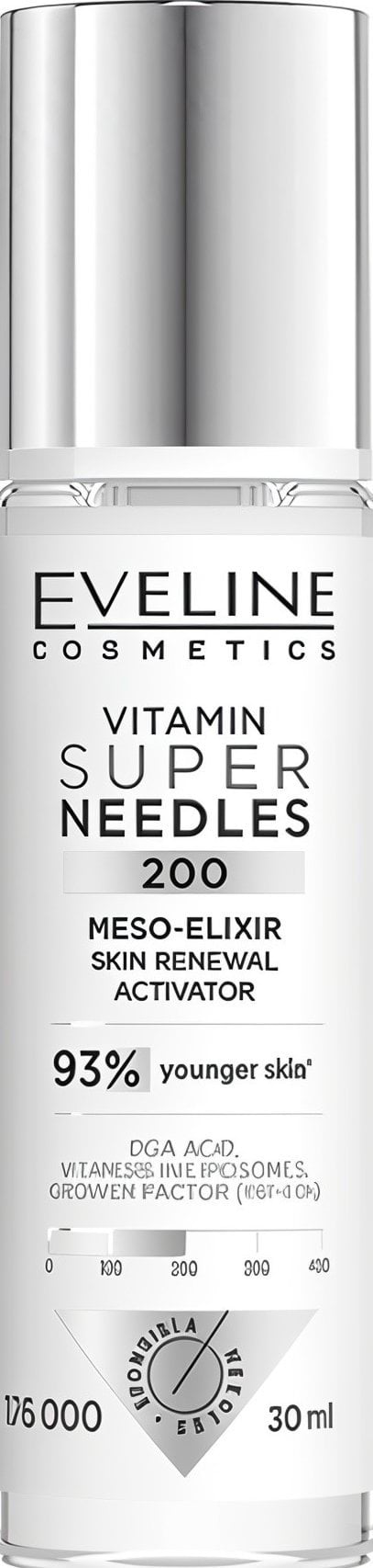 Eveline мезо-сироватка д/обличчя еліксир активатор оновлення шкіри Vitamin Super Needles 200, 30мл