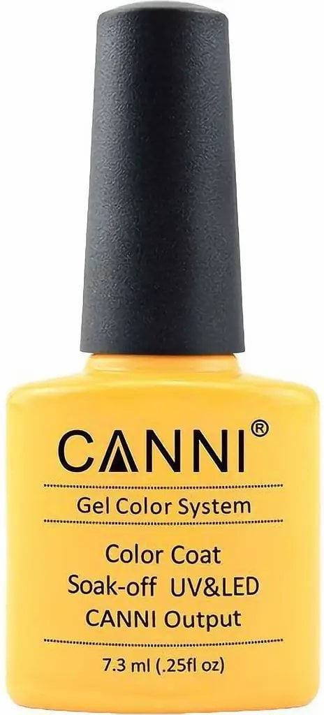 CANNI Гель-лак 231 пастельний жовтий, 7,3мл