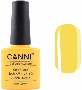 Гель-лак Canni 231 пастельний жовтий 7.3 мл