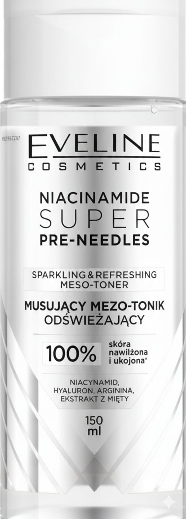 Eveline мезо-тонік д/обличчя освіжаючий з ніацинамідом Super Needles, 150мл