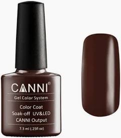CANNI Гель-лак 181 темно-шоколадний, 7,3мл