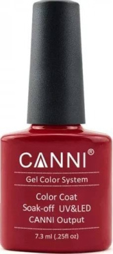 Гель-лак CANNI 027 темно-красный 7.3 мл